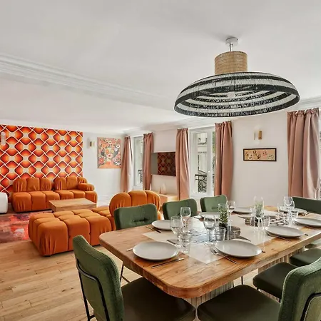 Apartament Luxury 3bdr-8p In The Heart Of Paryż