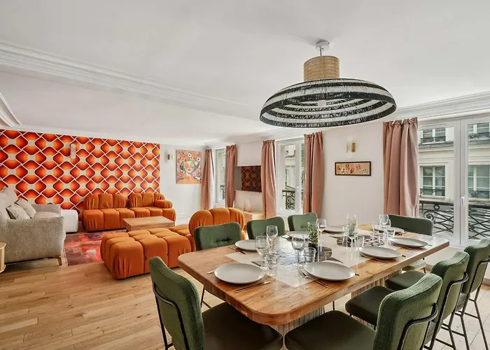 Apartament Luxury 3bdr-8p In The Heart Of Paryż